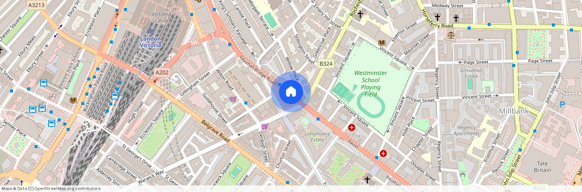 Vauxhall Bridge Road, SW1, London