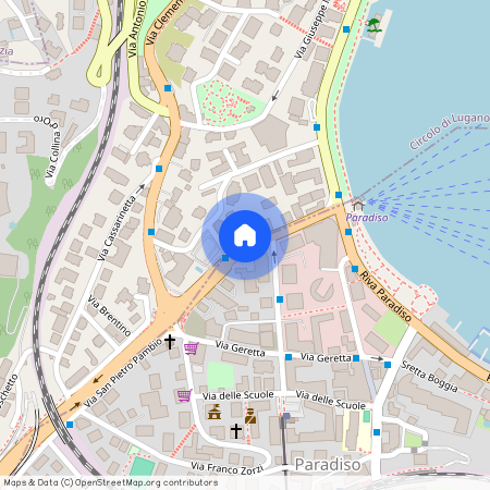 Via Giuseppe Cattori, 6900 Paradiso