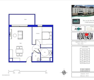 Location Appartement 2 pièces 49m² AMBOISE 37400 - Photo 5