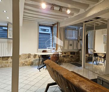 Studio meublé en cour intérieure en centre ville de Rouen - Photo 1
