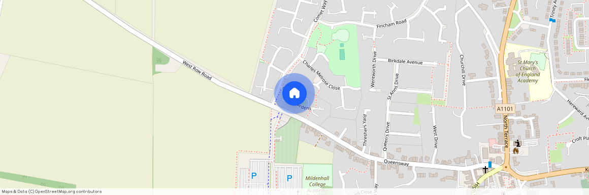 Granville Gardens, Mildenhall