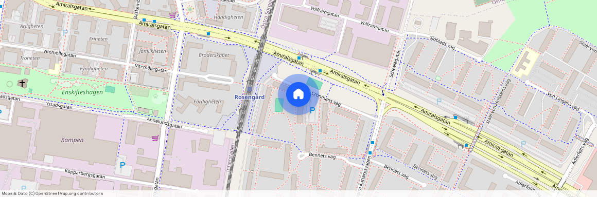 Cronmans väg 5A, Törnrosen