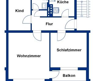 Hell und freundlich: 3-Zimmer-Wohnung in Fallerleben - Photo 6