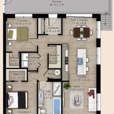 Appartement de 2 chambres à louer à L'Assomption - Photo 4