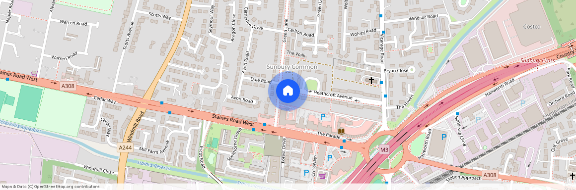 Heathcroft Avenue, Sunbury-on-Thames, Surrey, TW16