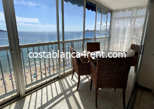 Benidorm first Line apartement Winter let