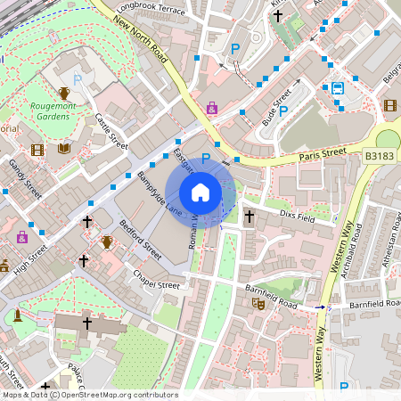 Roman Walk, Exeter EX1