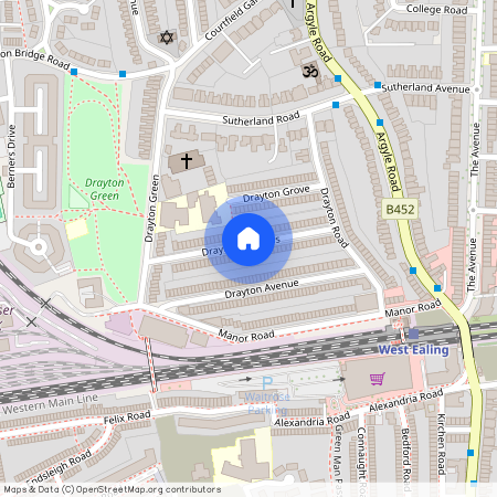 Drayton Gardens, West Ealing, London, W13