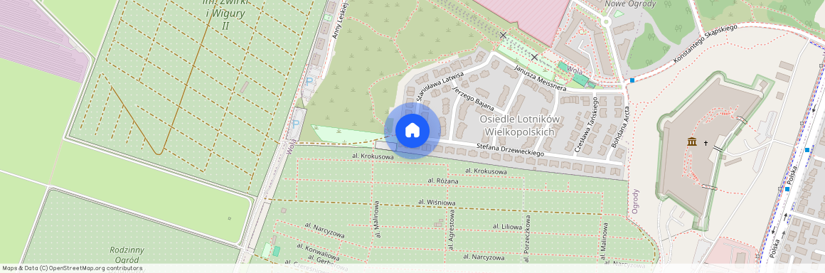 ul. Stefana Drzewieckiego, os. Lotników Wielkopolskich, Jeżyce, Poznań, wielkopolskie