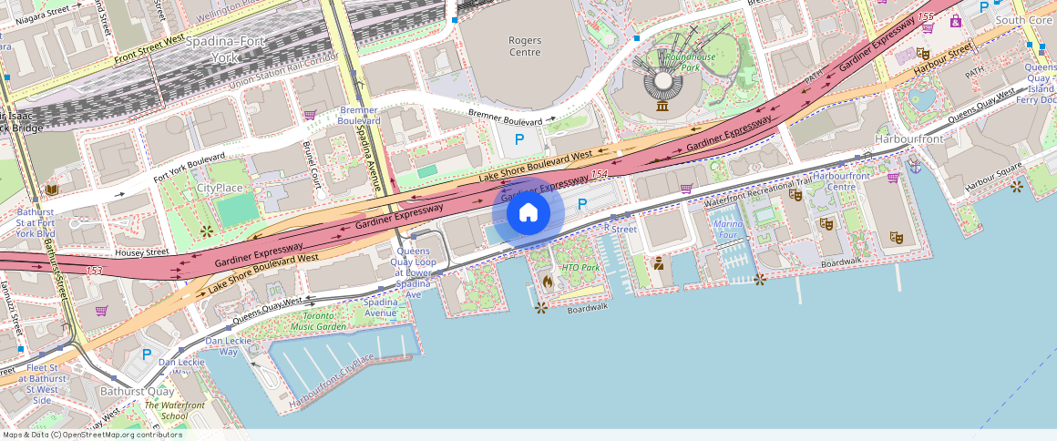 ** Queens Quay W., Toronto, Toronto, Toronto, M5J 3H3