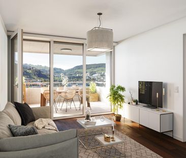 Exklusive Wohnung im PilatusTower mit top Ausbaustandard - Foto 1