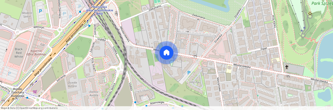 ul. Włodarzewska, Szczęśliwice, Ochota, Warszawa, mazowieckie