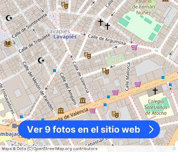 1-bedroom apartment for rent in Embajadores, Madrid - Foto 1