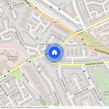 Flat 1 178 Arnold Road, Nottingham