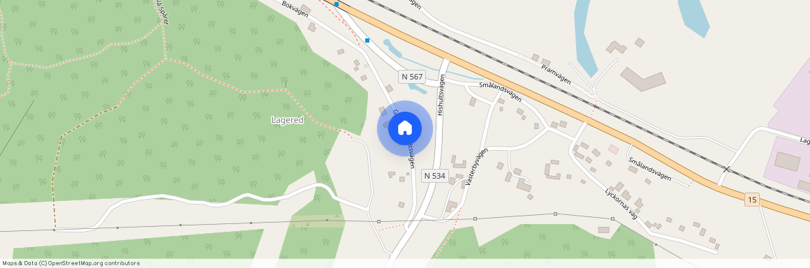 Gamla Hishultsvägen, Knäred