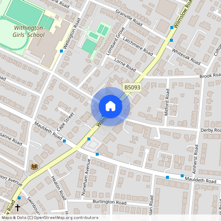 Exeter Court, Wilmslow Road, Withington