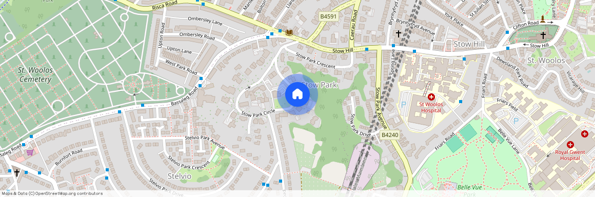 STUNNING VIEWS, Apartment 3, St. James Court, 8 Stow Park Circle, Newport, NP20 4HE