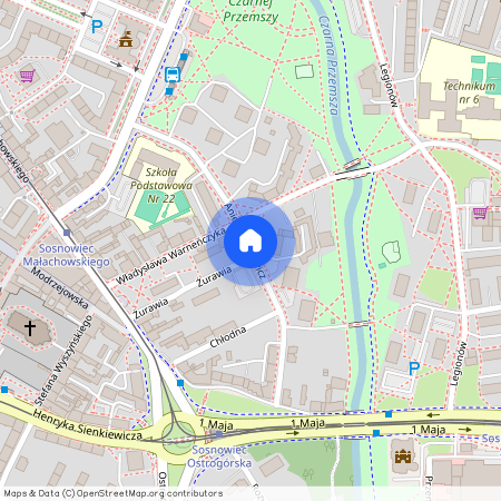 ul. Anieli Urbanowicz, Centrum / Śródmieście, Sosnowiec, śląskie