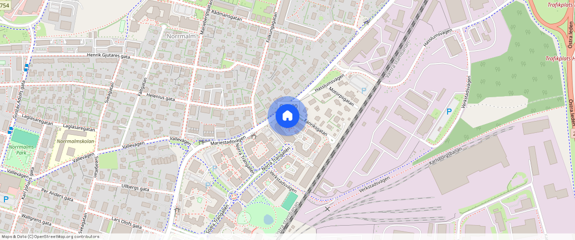 Norra Trängallén **, Trossen