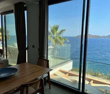 Moblerad lägenhet med havsutsikt i ett komplex i Bodrum Geris - Foto 6