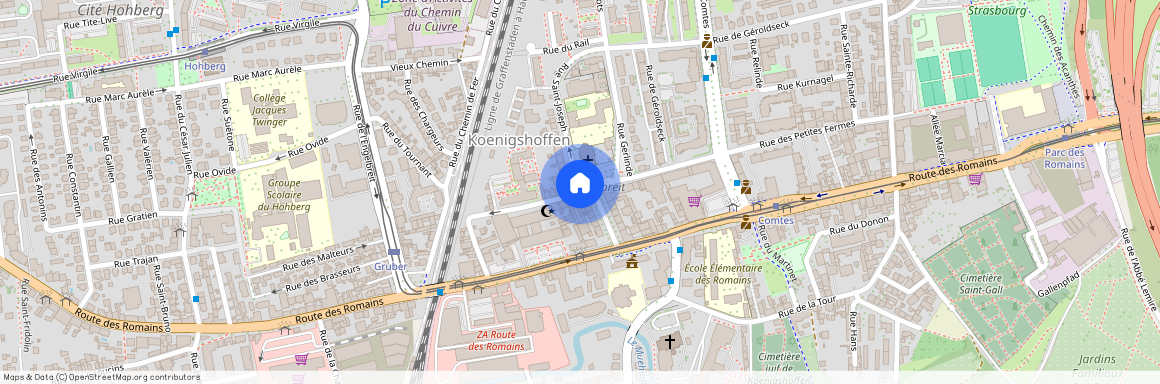 Rue des Petites-Fermes, Francja, Strasbourg