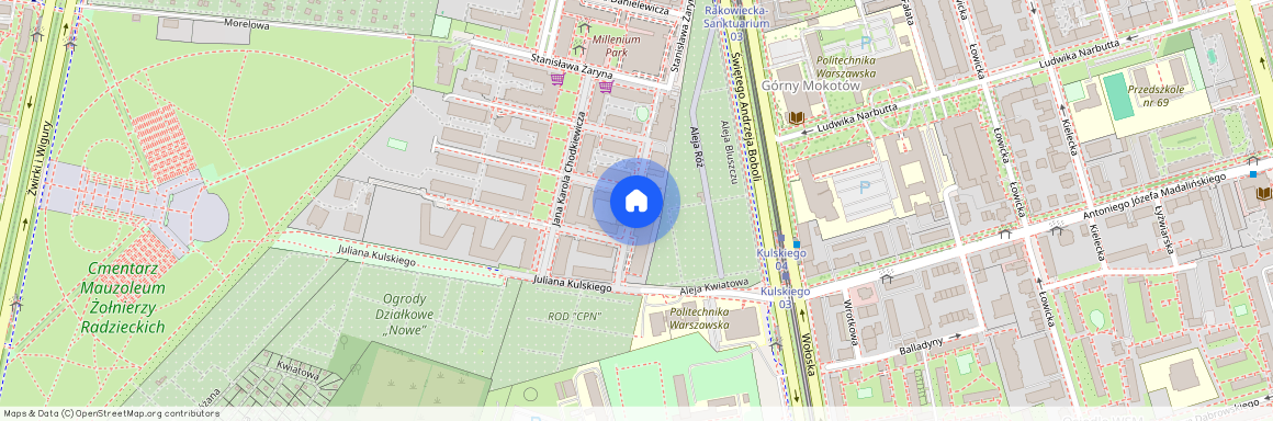 ul. Jana Karola Chodkiewicza, Wyględów, Mokotów, Warszawa, mazowieckie