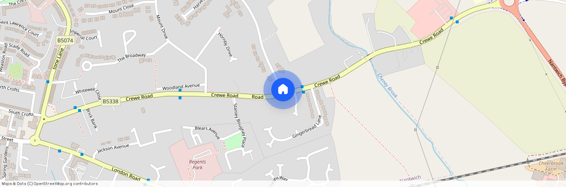 Crewe Road Nantwich CW5