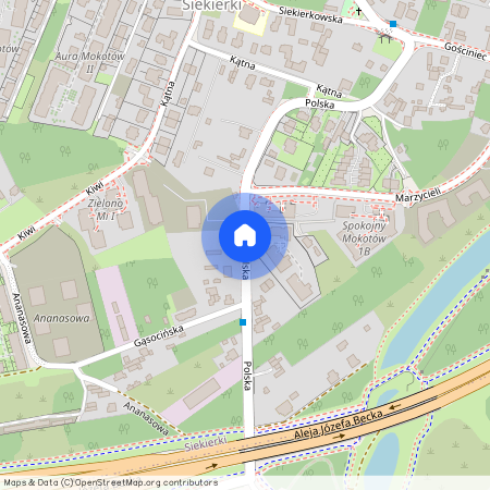 ul. Polska, Siekierki, Mokotów, Warszawa, mazowieckie