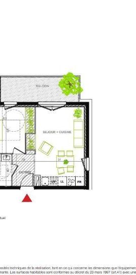 Location Appartement 2 pièces 38m² QUETIGNY 21800 - Photo 2