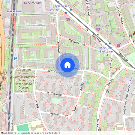 Warszawa, Wola, Młynów, Zawiszy, 14