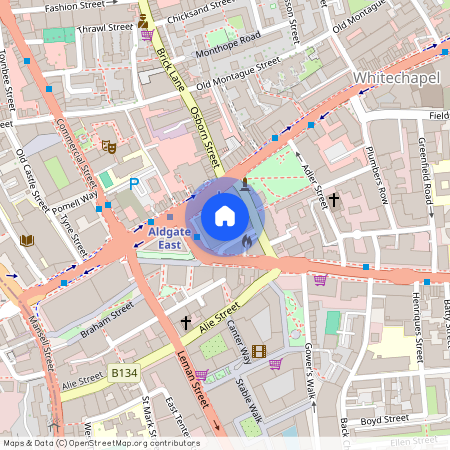 New Drum Street, Aldgate, London, E1