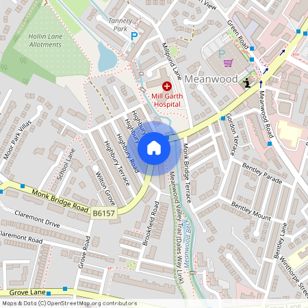 Monk Bridge Road, Meanwood, Leeds, LS6