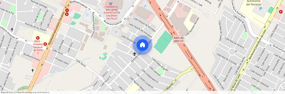 Calle Parque del Iguazú, Saltillo, Coahuila, 25279, México
