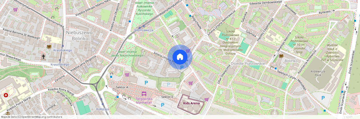 Juliana Ursyna Niemcewicza, Juliana Ursyna Niemcewicza, Szczecin