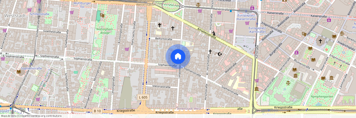 Leopoldstraße 22a, 76133, Karlsruhe Ot Innenstadt West