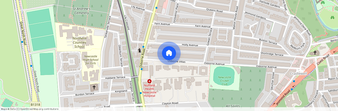 (?ppw) Osborne Avenue, Jesmond, NE2