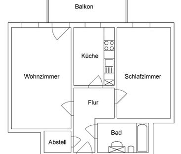 Energieausweis A - sonnige 2RW im Schlosscarrée - Photo 4