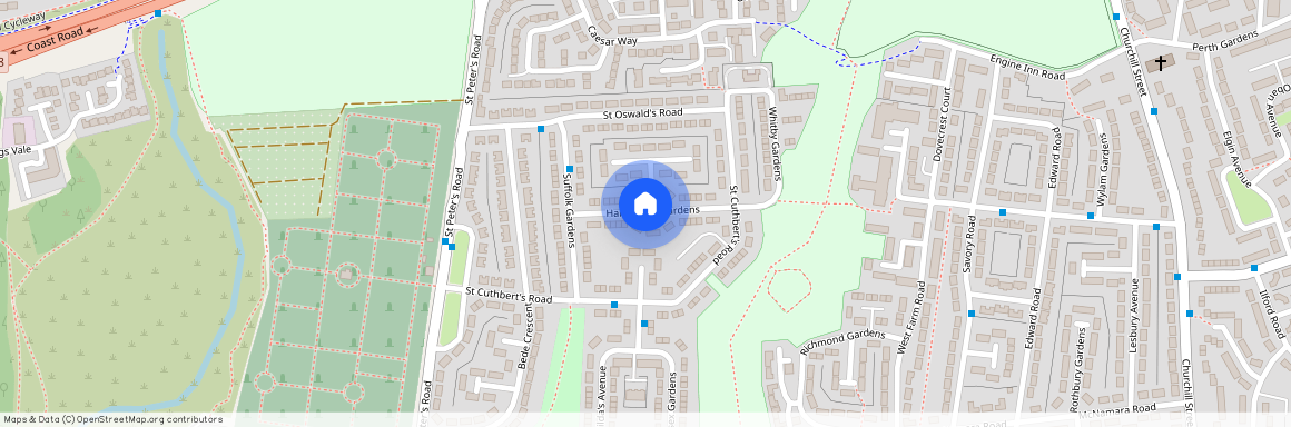 Hampshire Gardens, Wallsend