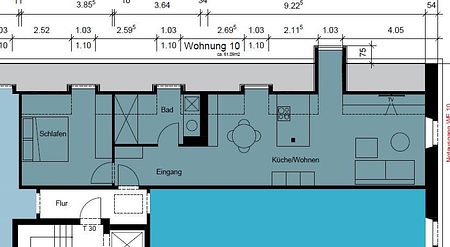 Erstbezug & nachhaltig: hochwertige 2-Zimmer Mietwohnung in stadtzentraler Lage mit Emsblick! - Photo 2