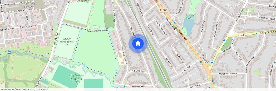 Sherrards Way, Barnet, Hertfordshire, EN5