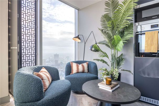 Luxurious 45th Floor Fully Furnished Three Double Bedroom Apartment with unrivalled facilities in the Exclusive Cortland Development, Colliers Yard. AVAILABLE FROM MARCH 2026! - Photo 1