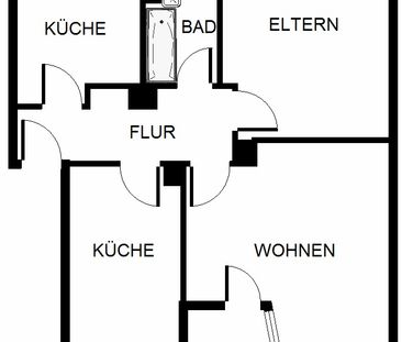 3-Zimmer-Wohnung in Gelsenkirchen Scholven - Photo 1