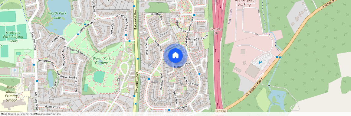 49 MATTHEY PLACE POUND HILL CRAWLEY WEST SUSSEX RH10 3XA