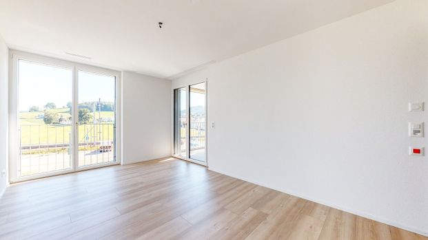 moderne komfortable 3.5-Zimmer-Wohnung mit sonniger Loggia, eigenem Wäschetrockner und Lift - Photo 1