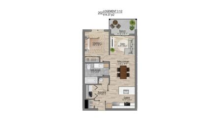 Appartement à louer - Saint-Félix-de-Valois - Photo 5