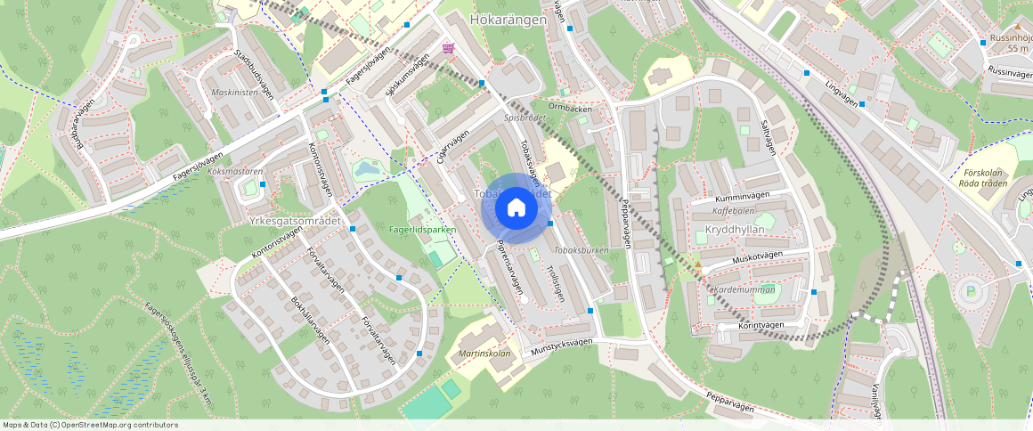 Piprensarvägen **, Hökarängen