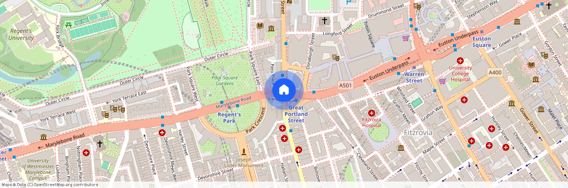 Great Portland Street, Marylebone