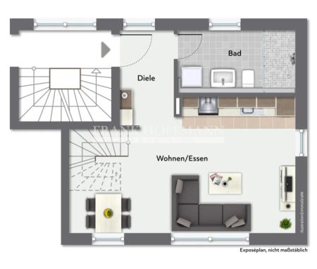 Attraktive 2,5-Zimmer-Maisonettewohnung mit Dachterrasse in Hamburg-Bramfeld - ERSTBEZUG - Photo 2