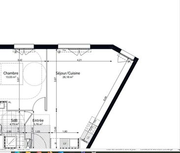 location Appartement T2 DE 48.31m² À PONTOISE - Photo 1