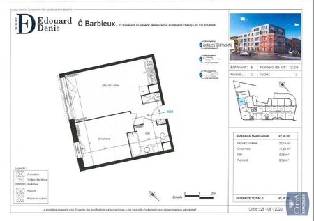 Location Appartement 2 pièces 39m² ROUBAIX 59100 - Photo 3